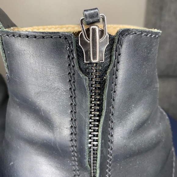 Acne Studios Pistol Boots Black Leather Ankle Booties EU 37 - Picture 8 of 14